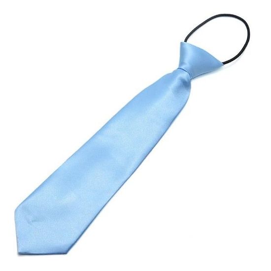 Cravate Enfant Garçon Blanche Satinée | Longueur 27 Cm (avec Nœud) | Finitions Main | Pour Mariage, Cérémonie, événement Formel