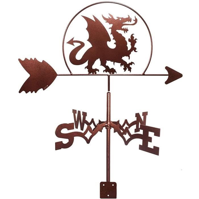 Girouette Rétro En Forme De Sorcière Indicateur De Direction Du Vent En