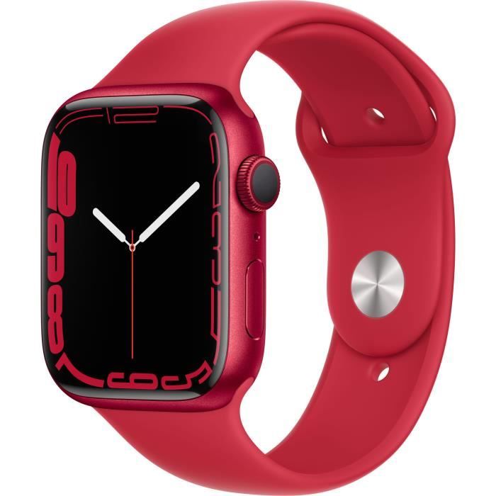 Apple Watch Series 7 GPS - 45mm - (PRODUCT)RED Boîtier Aluminium - Bracelet (PRODUCT)RED Sport