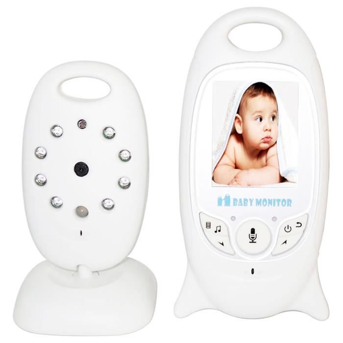 VB601 2.4G Baby phone Ecoute bébé sans fil Moniteur vidéo Vision nocturne Deux voies Talk Display LCD Surveillance de température