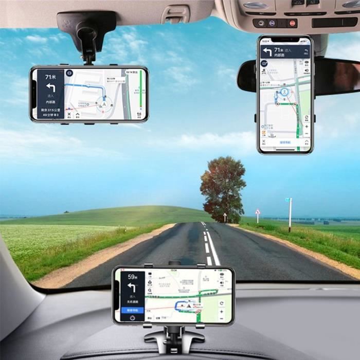 Support Telephone Voiture Support de téléphone de voiture Compatible Samsung iPhone Huawei