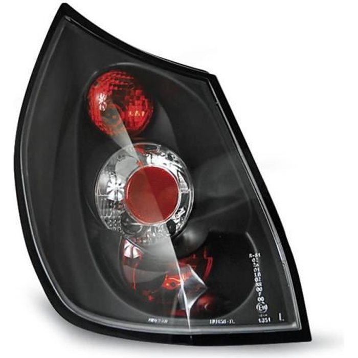 Paire de feux arriere Renault Scenic 03-06 noir