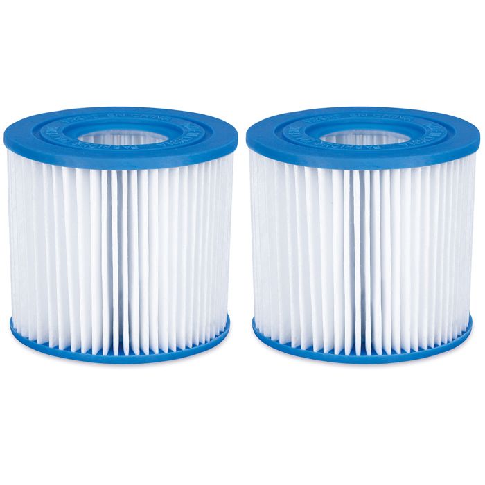 Lot de 2 cartouches filtres pour piscine modèle D