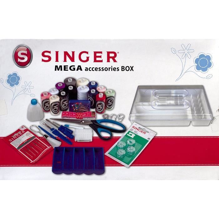 Singer Megabox Kit d'Accessoires Complet pour Couture
