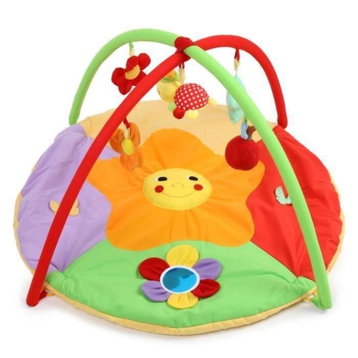 GZ*Tapis d'éveil bébé jouet d'éveil bébé musical tournesol 0-12 mois multicolore 95CM(L)×50CM(H)