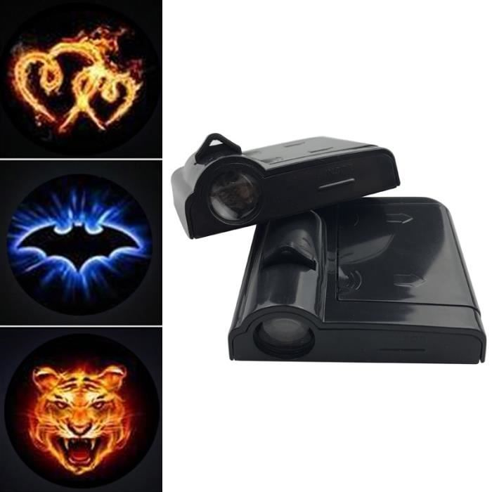 Projecteur Led universel sans fil pour porte de voiture, lumière de bienvenue, lumière Las -for Skoda