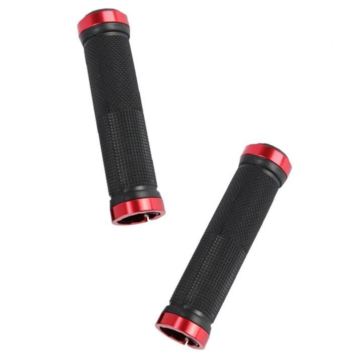 Gants de guidon à vélos antidérapants Caoutchouc Bicyclettes Gants Gants Vélo de montagne Verrouillage de la poignée Poignées Manche