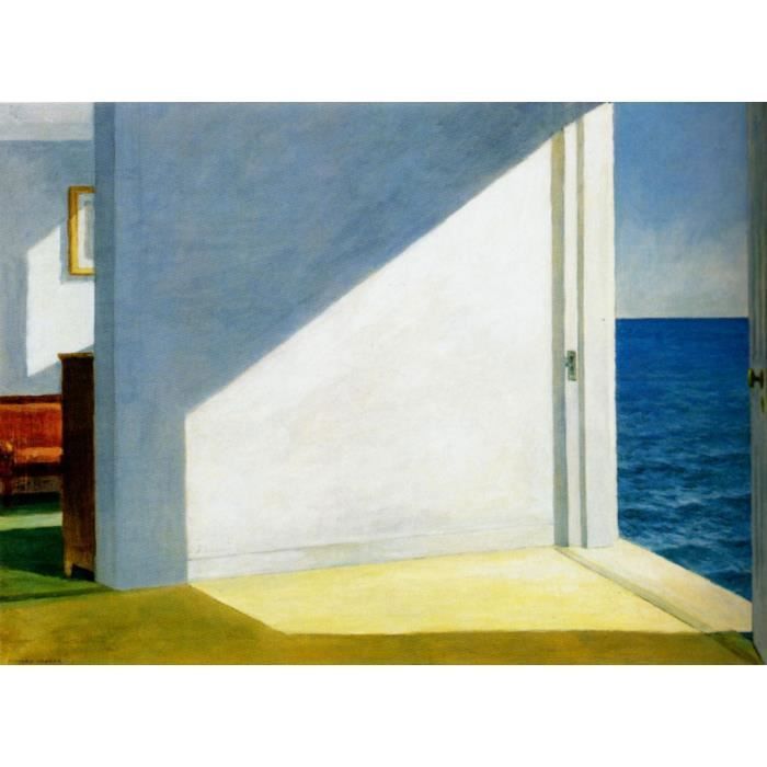 Poster Affiche Room By The Sea Edward Hopper Peinture Realisme Amerique 61cm x 83cm