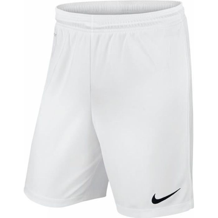 NIKE Short Park II knit - Blanc / Noir