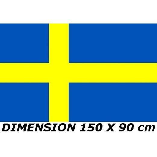 DRAPEAU 150 X 90 cm SUEDE SUEDOIS No Maillot Echarpe Fanion Casquette ...