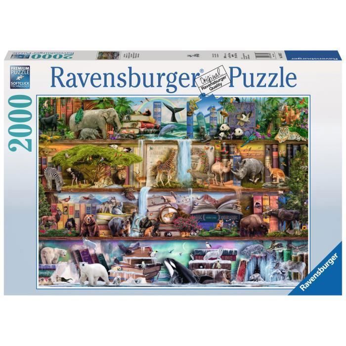 Ravensburger Magnifique monde animal, Jigsaw puzzle, Flora & fauna, Enfants et adultes, Garçon-Fille, 14 année(s), 800 mm