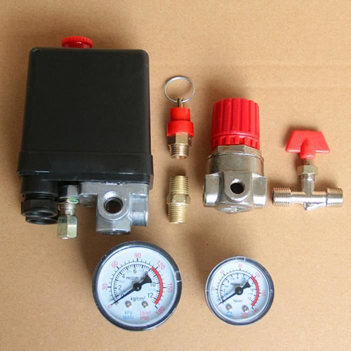 1Pc compresseur d'air pompe métal plastique durable à Air contrôle pressostat pour POMPE A VIDE AUTOMOBILE