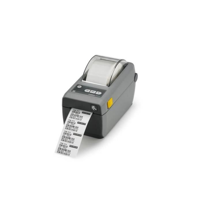ZEBRA - ZEBRA ZD41022-D0EE00EZ ZD410 IMPRIMER 2in DT 203DPI de RAM USB 256 Mo 512 Mo FL polybromés Dans GRY