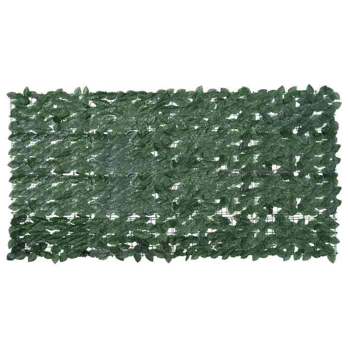 vidaXL Écran de Balcon avec Feuilles Brise vue Écran de Confidentialité Clôture de Protection Écran d'Intimité Jardin 367841