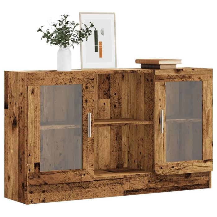 vidaXL Buffet vieux bois 120x305x70 cm bois dingénierie 856164