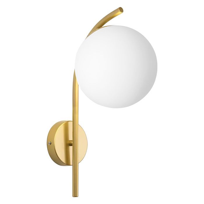 Applique Murale Toolight G104-1W Spot Murale Or Blanc 20 5X15X32Cm
