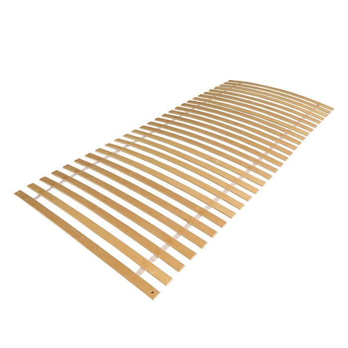 Lattes de lit 1 jeu 90x200cm Sommier à lattes Matelas Barres de lit Charge max 150kg Roulantes Sommier en bois Non réglable