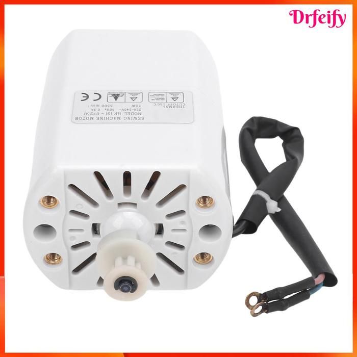Moteur de machine à coudre - AKOZON - 5500 tr/min - 70W - 03A - Blanc