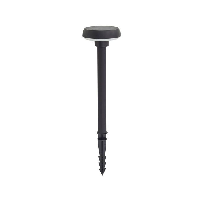 Lampe de jardin à piquet [is_solar]ampoules LED - Lindby - spot de jardin à piquet - - noir