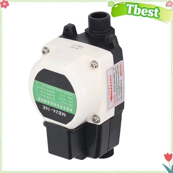 Tbest pompe de surpression de douche Pompe de Surpression Deau Matériau ABS étanche à la Poussière Solide et Robuste auto eau