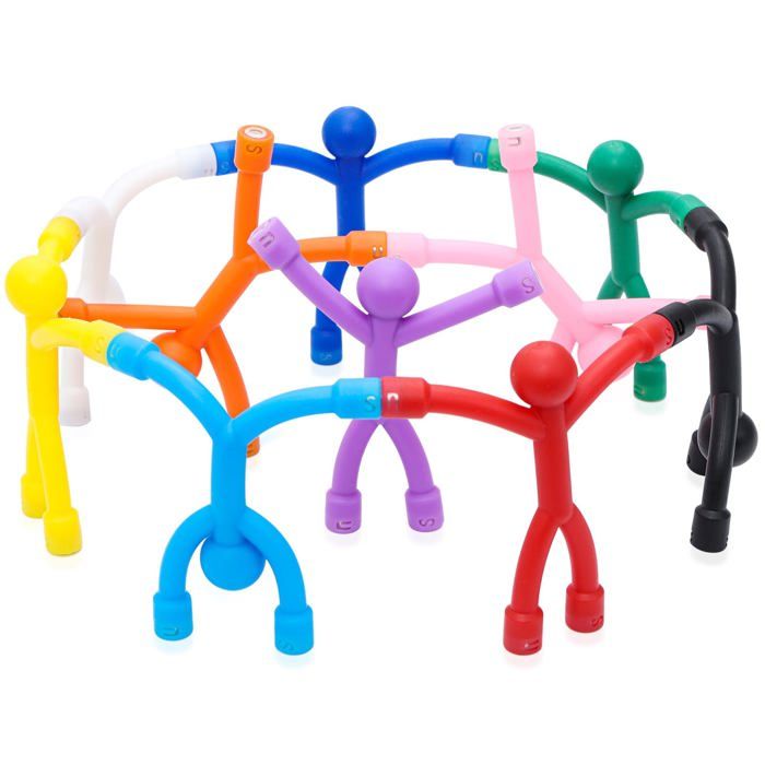 Ensemble de 10 jouets de voyage magnétiques — Kit de petits personnages magnétiques pour enfants Adorables figurines magnétiques