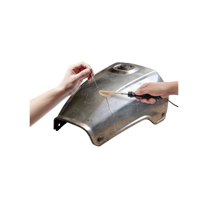 Poste à souder plastique - SALMEEE - 35 W - Kit complet portable - Polypropylène/cuivre/acier - Chauffe rapide