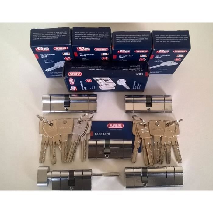 3 CYLINDRES SERRURE S ENTROUVRANT ISEO R6 A VOS DIMENSIONS HAUTE SECURITE - Bricolage