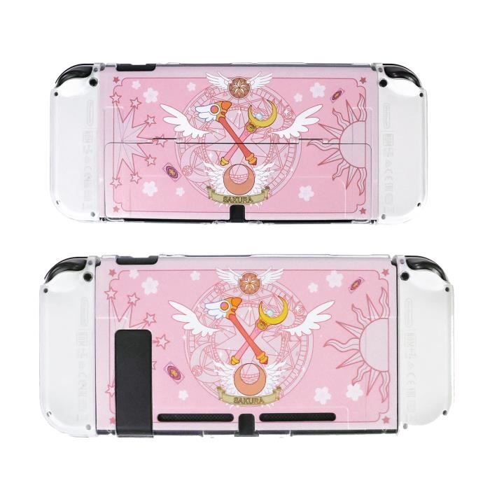 Cas A - Anime Card Captor Sakura Pink Protection Funda Switch OLED Case ...