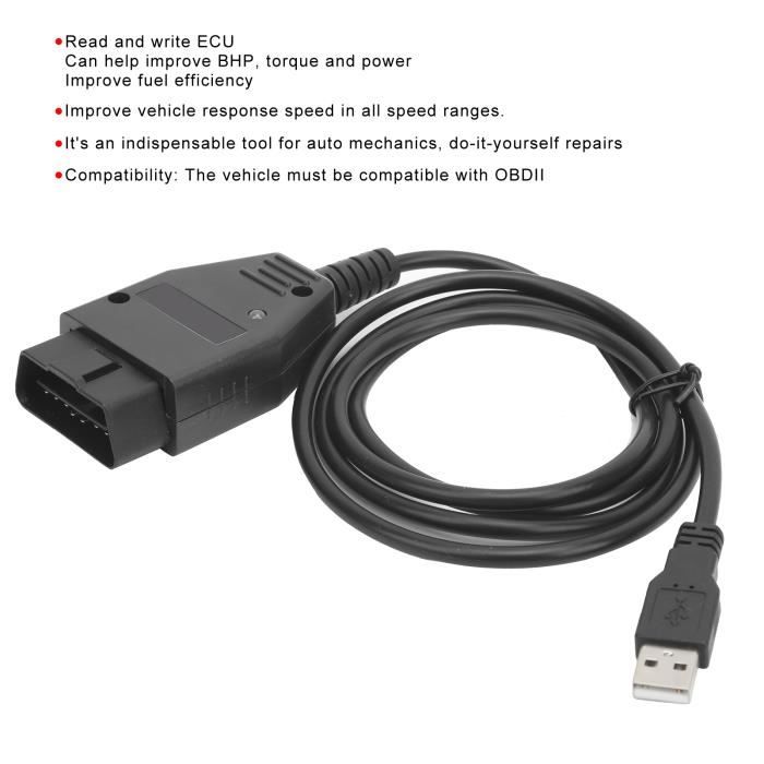 High-Tech Place HDS 16 Pin OBDII Câble de Diagnostic d