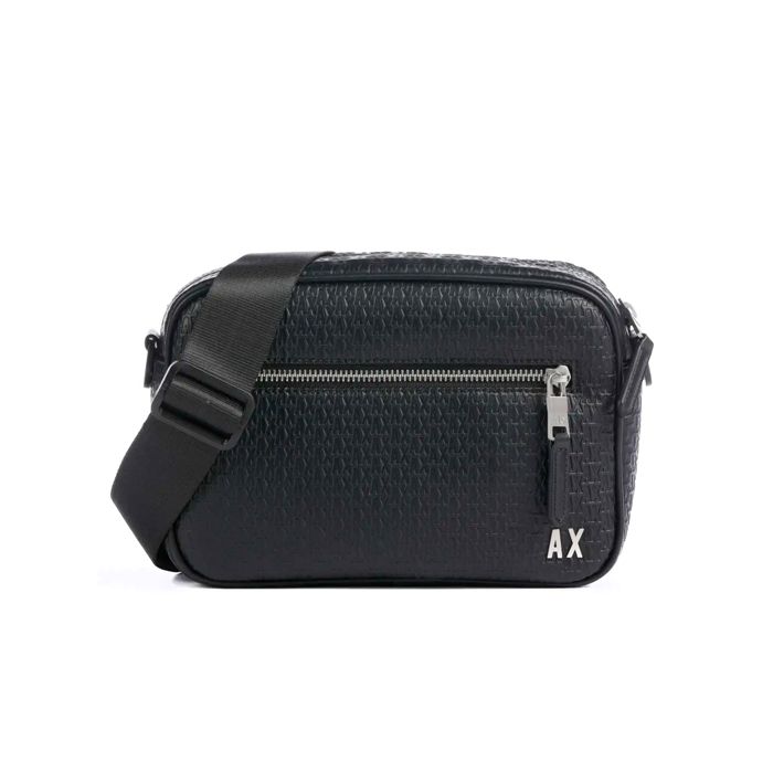 Sacoche Armani Exchange Homme Essential Noir Synthétique Noir