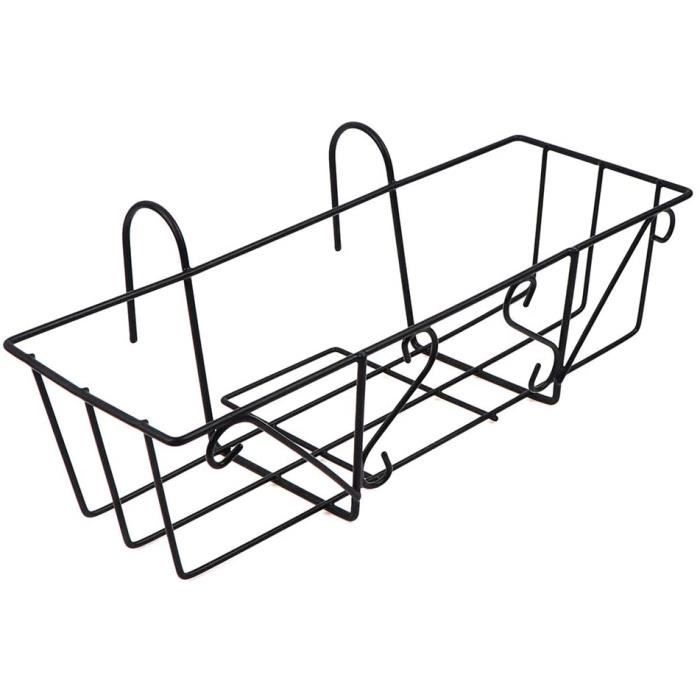 RONYOUNG Lot de 4 supports de suspension pour plantes - 30,5 cm - En fer forgé - Crochets muraux décoratifs pour suspendre des pots de fleurs