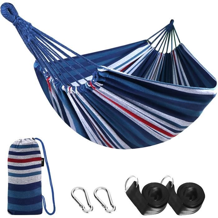 Hamac D'extérieur De Camping, en Plein Air Portable en Toile Hamac