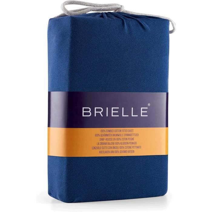 Drap-housse En Jersey Coton - Taille 90-100 X 200 Cm, Jaune - Qualité Supérieure 140 G/m², Bord Élastique, Ökotex - 3