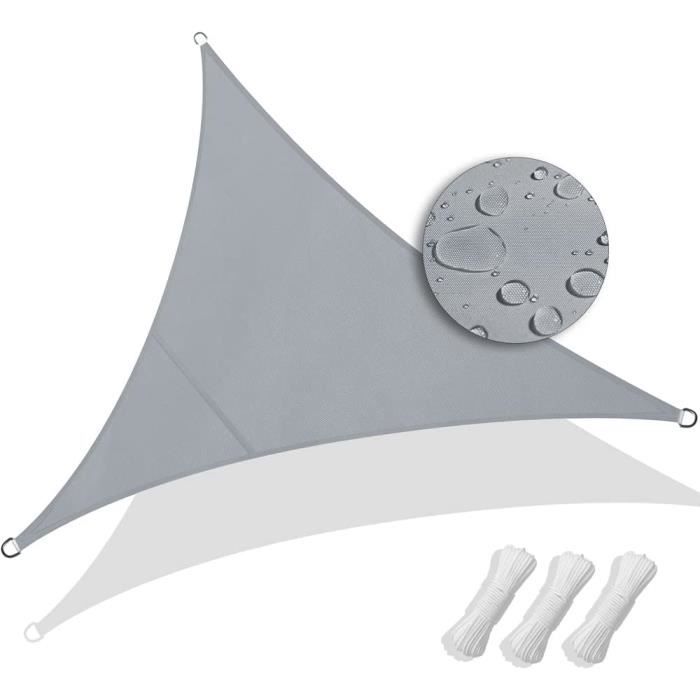 Toile D'ombrage Vinyle 80% Protection UV Pour Jardin Et Patio - Respirante, écran D'intimité, Neuve