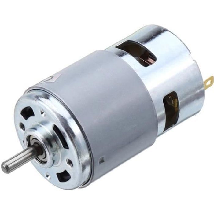 Motor DC 775 12V/24V + Soporte + Regulador Velocidad 20A – Gran Potencia, Alto Par Y Bajo Ruido – Ideal Para Proyectos De Bricolaje