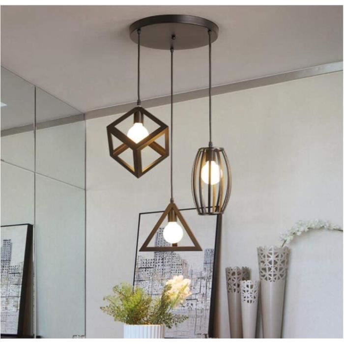 Cadre Tableau Bois Lustre Rétro Vintage - Lampe - Paris - France - 48 X