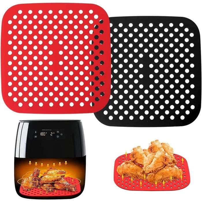 Lot De 2 Doublures De Four Silicone Avec Poignées - Tapis Anti-adhésif Pour Cocotte Et Pain