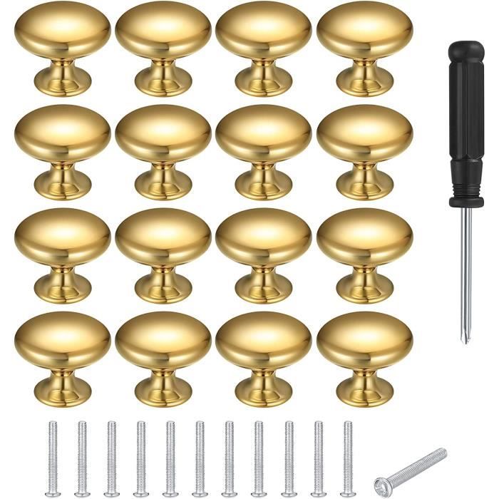 Lot de 12 boutons en céramique ivoire et verte - boutons d'armoire