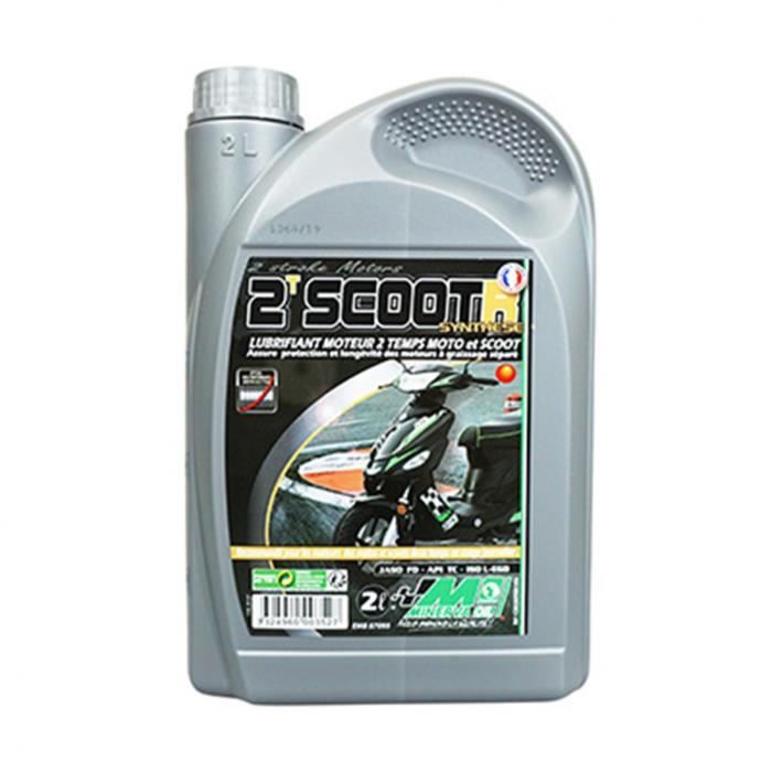 HUILE MOTEUR 2 TEMPS MINERVA SCOOTER R SYNTHESE ( 2L) (100%) MINERVA OIL
