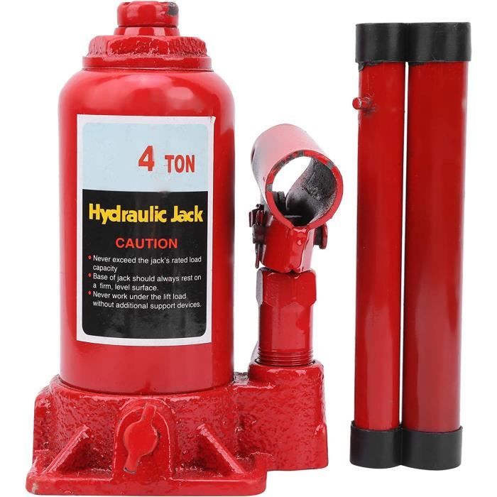 ABOOFAN Poignée De Remplacement Antidérapante Pour Cric Hydraulique - Manivelle Rouge Robuste Et Pratique