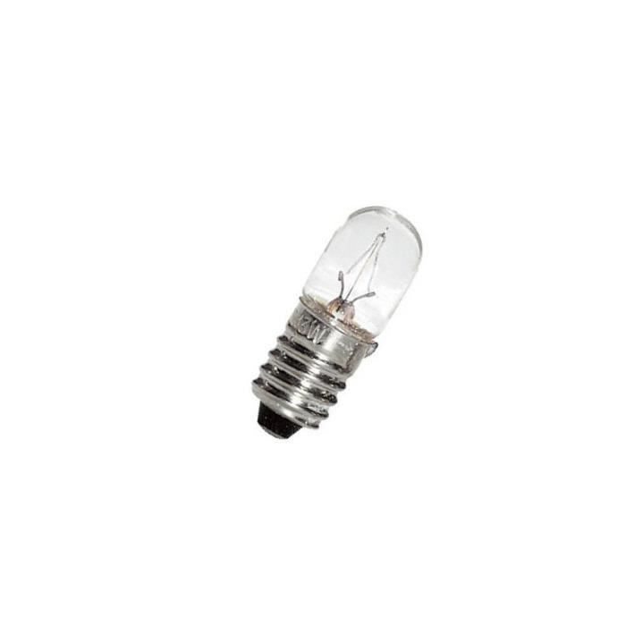 Ampoule Miniature E10 12V 3W 3000K - Blanc Chaud Pour Maquettes Ou Déco
