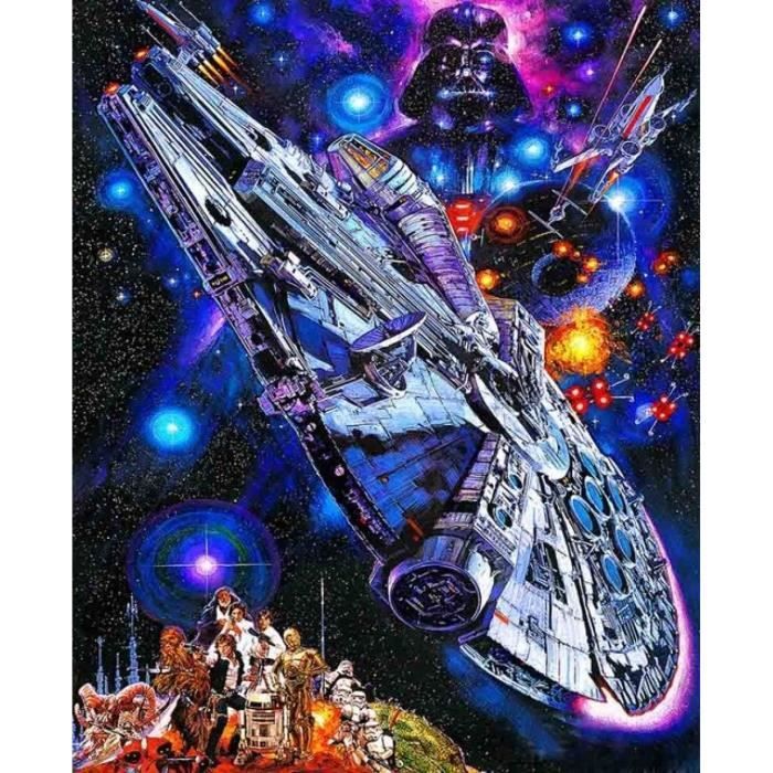 Diamond Painting Star Wars Diamant Broderie Point De Croix Mosaïque Home  Decor Diamant Peinture Cadeau 45X60Cm[m7688] - Cdiscount Beaux-Arts et  Loisirs créatifs