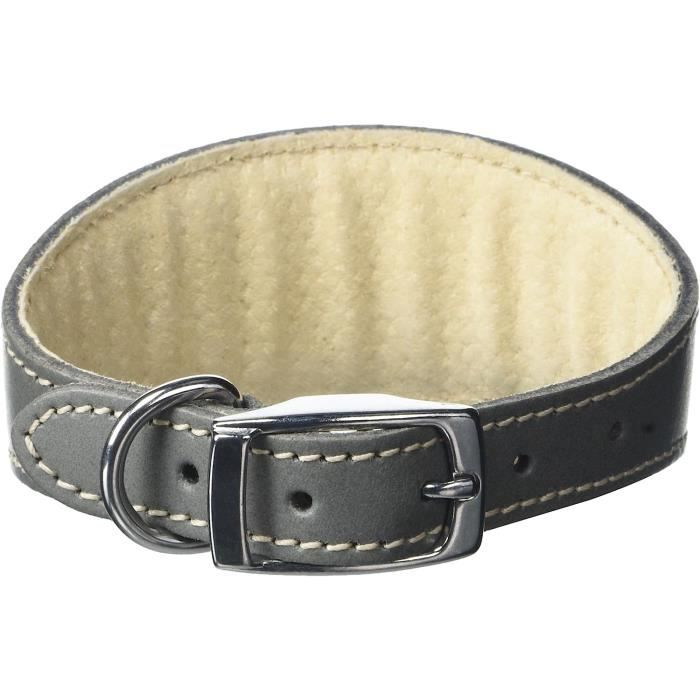 Collier Pour Lévrier Whippet, Taille Unique, 34 X 25,4 À 30,5 Cm, Gris