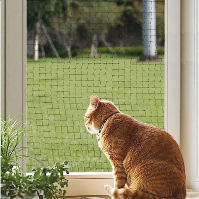 Filet Protection Chatfilet Securite Chat Filet Balcon Chat Noir 2 X 3 M 166 Cdiscount Animalerie