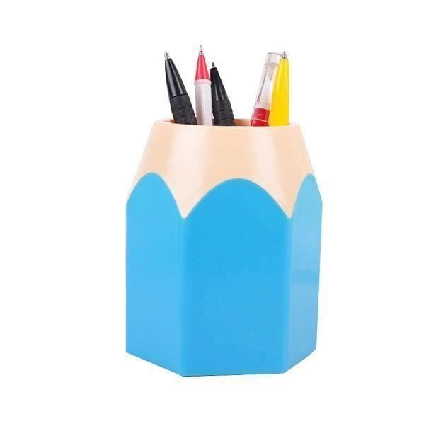 SIMUER Lot De 5 Pots à Crayons Colorés – Organiseur De Bureau Et Maquillage Design Et Pratique
