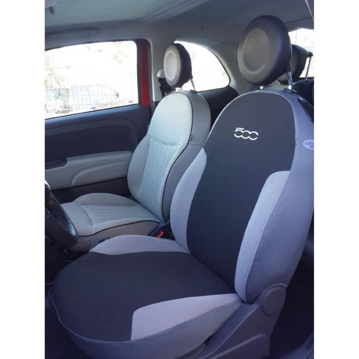  Housses de siège compatibles avec Fiat 500 Set Complet (Cordura)