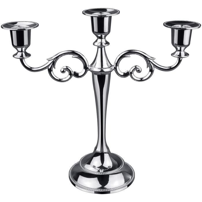 2pcs Bougeoir En Métal Vintage Support De Bougie Pilier Idéal Pour Les Bougies Led Chandelier Decoration 88823630