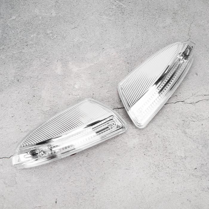 Atyhao Clignotant de miroir de voiture Paire Lampe de Clignotant LED de Rétroviseur A2048200721 pour Mercedes-Benz C-Classe W204