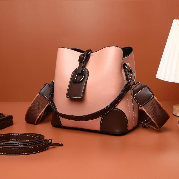 Sac à Main Femme Mabecol - Bandoulière Et Cabas - PU - Grands Compartiments - Quotidien/Travail