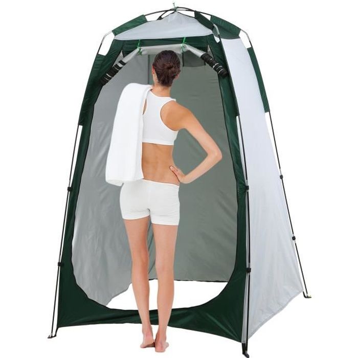 Tente D Abri D Intimite Portable Exterieur Camping Plage Douche Toilette Tente Changeante Soleil Abri De Pluie Avec Fenetre Hm Cdiscount Sport